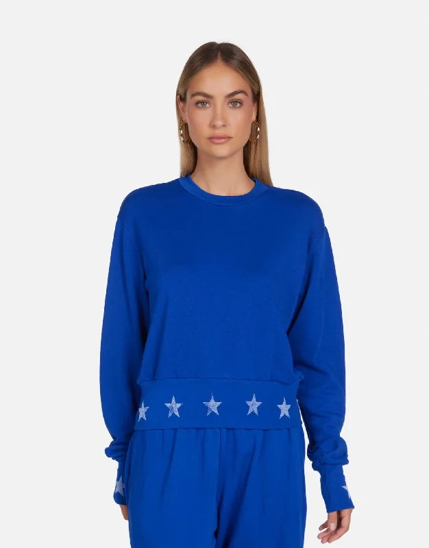 Striped Women Long Sleeve Top in a Timeless PatternKamon Star Print