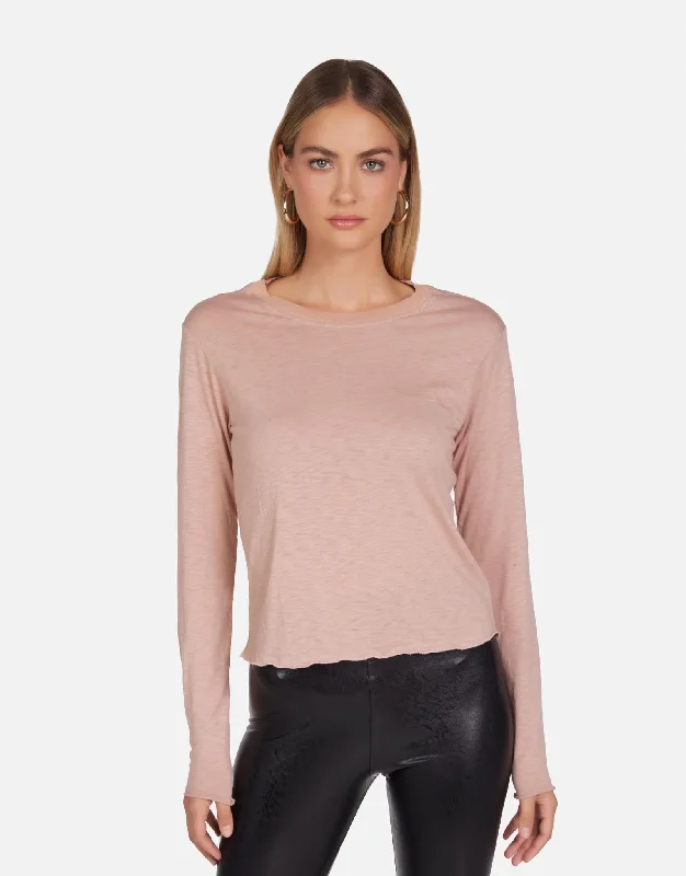 Button - Down Women Long Sleeve Top for a Classic StyleKennith Mauve