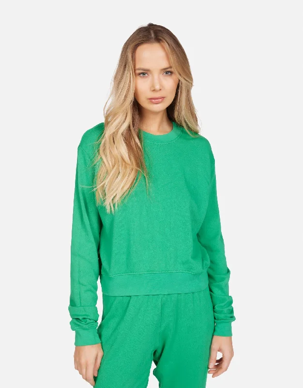 Turtleneck Women Long Sleeve Top for Cold Winter DaysExon Green Apple