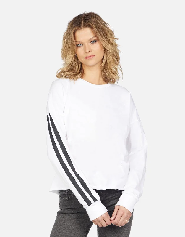 Puffer - Sleeve Women Long Sleeve Top for a Fashion - Forward LookKeegan Stripes