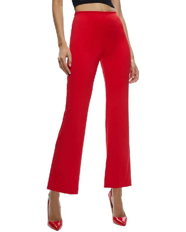 alice + olivia RMP Mr. Back-Zip Bootcut Ankle Pant