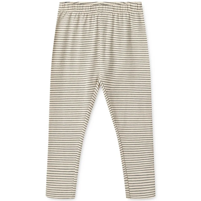 Liewood Marie Leggings Stripe Whale Blue/Sandy