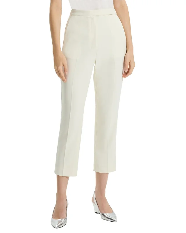 Theory High-Waist Slim Crop Pant