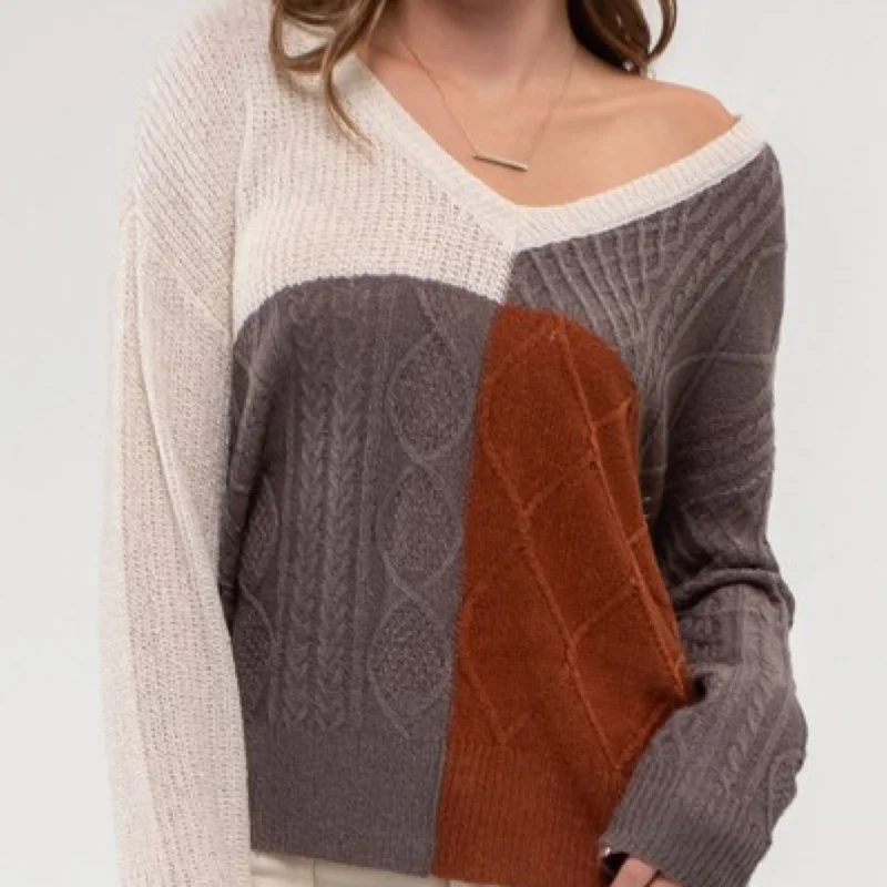 Striped Women Sweater with a Timeless PatternBold Adventure Color Block Sweater