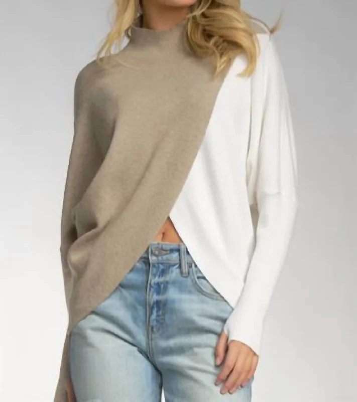 Oversized Women Sweater for a Cozy and Fashionable LookDarla Sweater In Beige