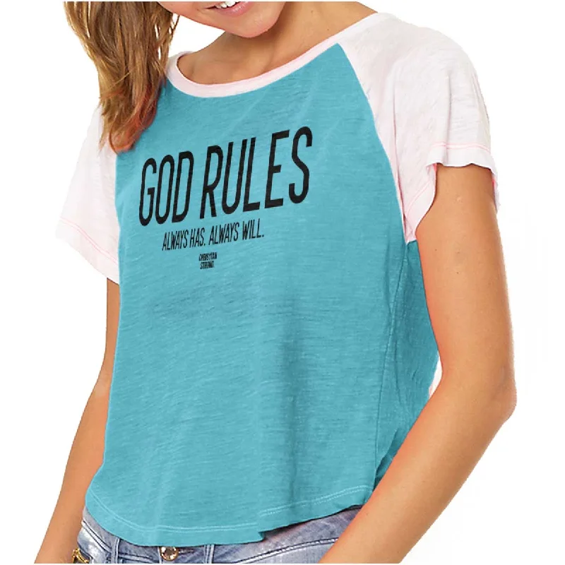 Floral Print Women T Shirt for a Feminine TouchGod Rules Vintage T Shirts