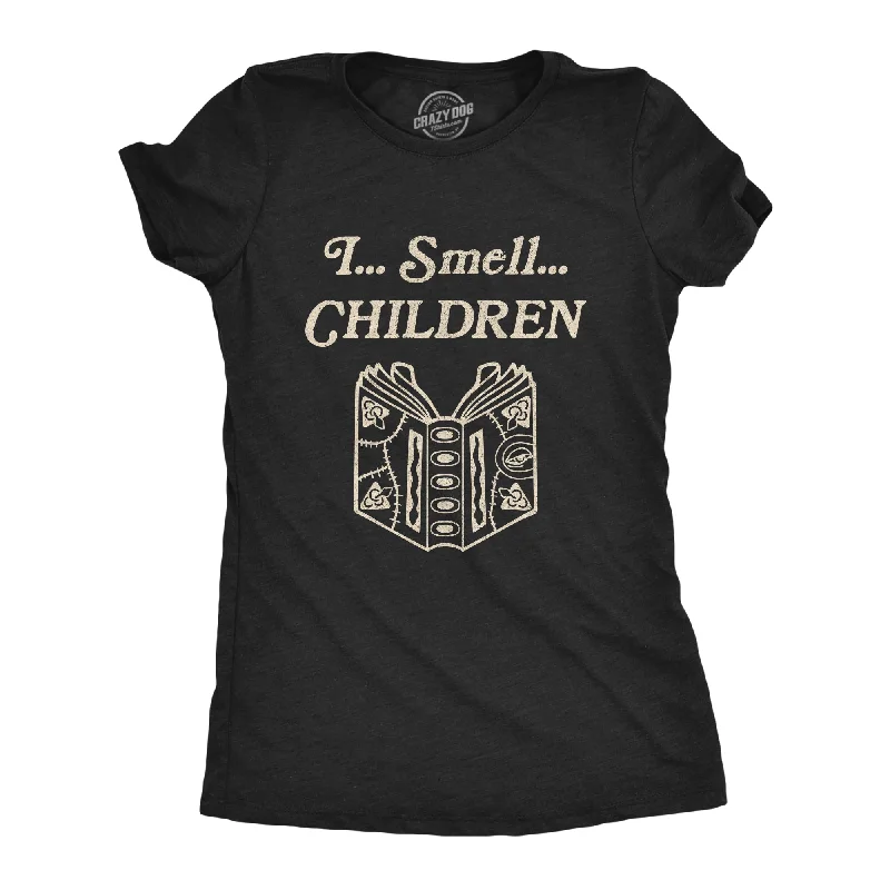 Distressed Women T Shirt with a Laid - Back AestheticI Smell Children Women's T Shirt