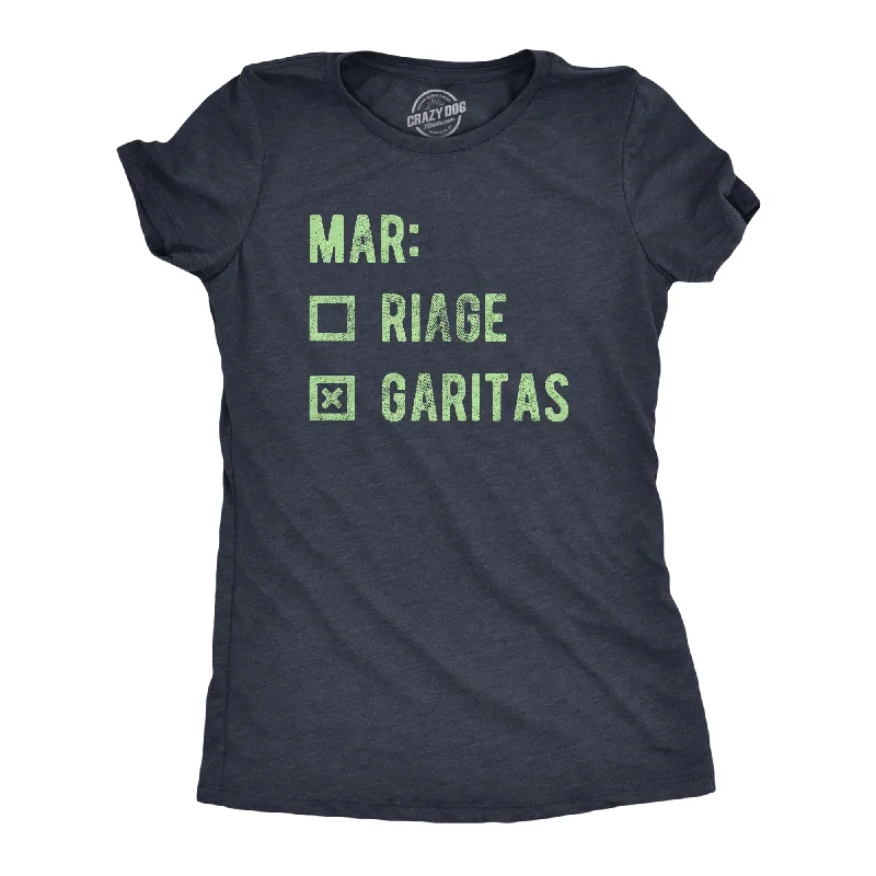 Graphic Print Women T Shirt for a Trendy StatementMarriage Margaritas Women's T Shirt