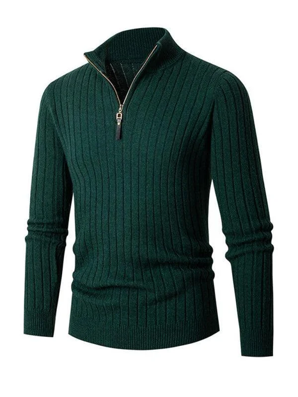 Open - Front Women Sweater for Easy LayeringSolid Stretch Men Turtleneck Sweater