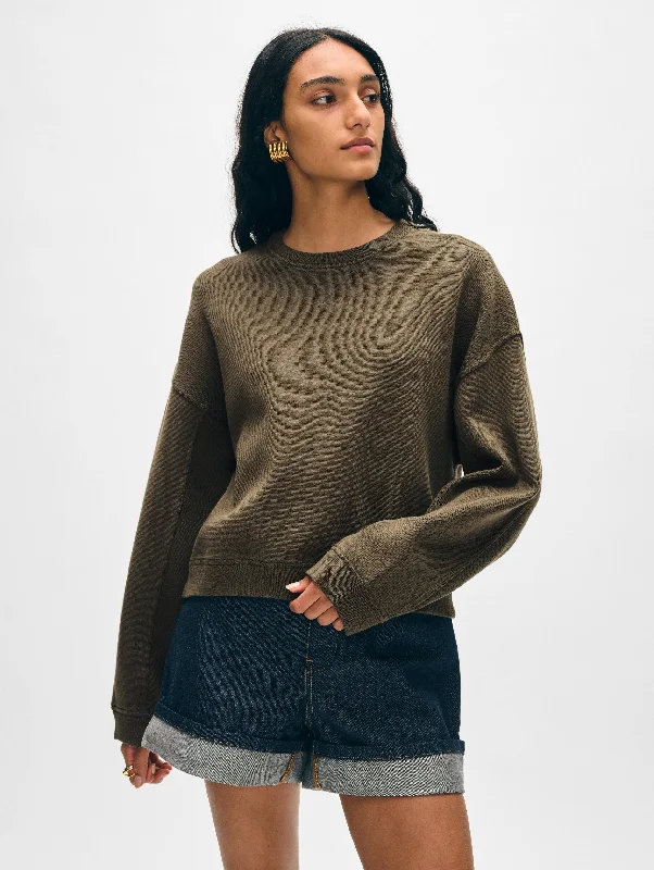 Cashmere Women Sweater with a Luxurious Soft TouchSuperfine Organic Cotton Sweatshirt