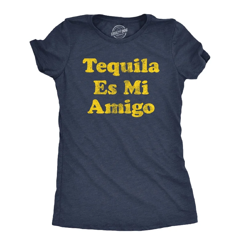 Embroidered Women T Shirt with Intricate DetailsTequila Es Mi Amigo Women's T Shirt