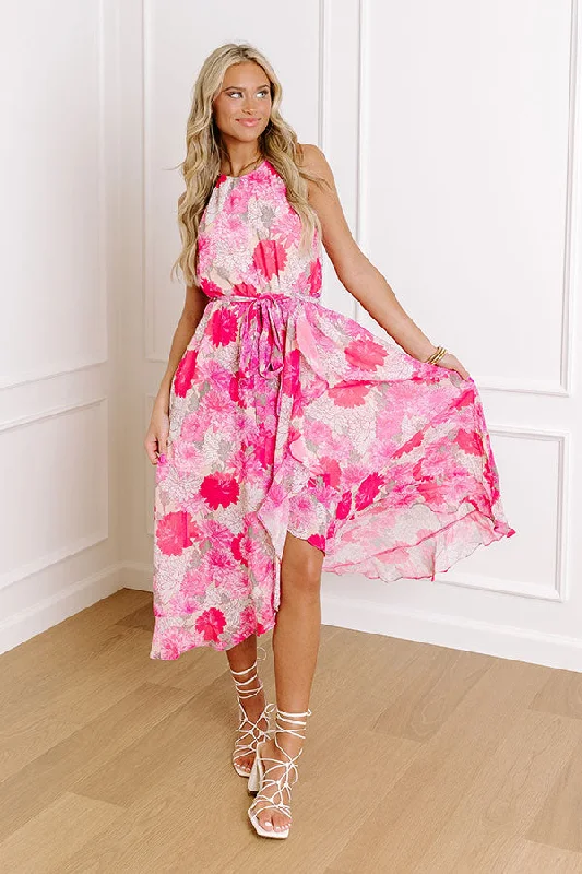 Off - the - Shoulder Women Dress for a Romantic and Feminine LookMemories On Repeat Floral Midi