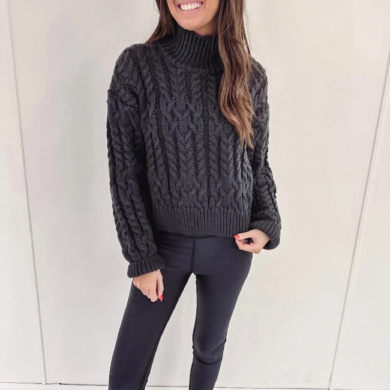 boyfriend style women cardigan for a relaxed fitHaven Sweater - Black