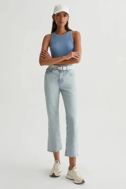 Wide - leg women jeans for a modern and relaxed vibeAG Denim Kinsley Crystalline - Moonwash