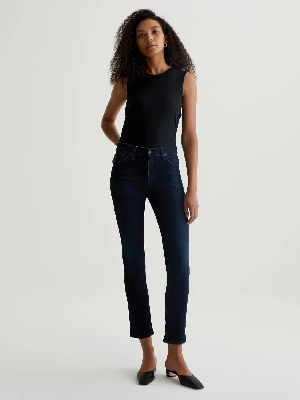 Ripped women jeans for a rebellious and fashion - forward styleMari Mid Rise Straight Jean - 3 Years Highrise