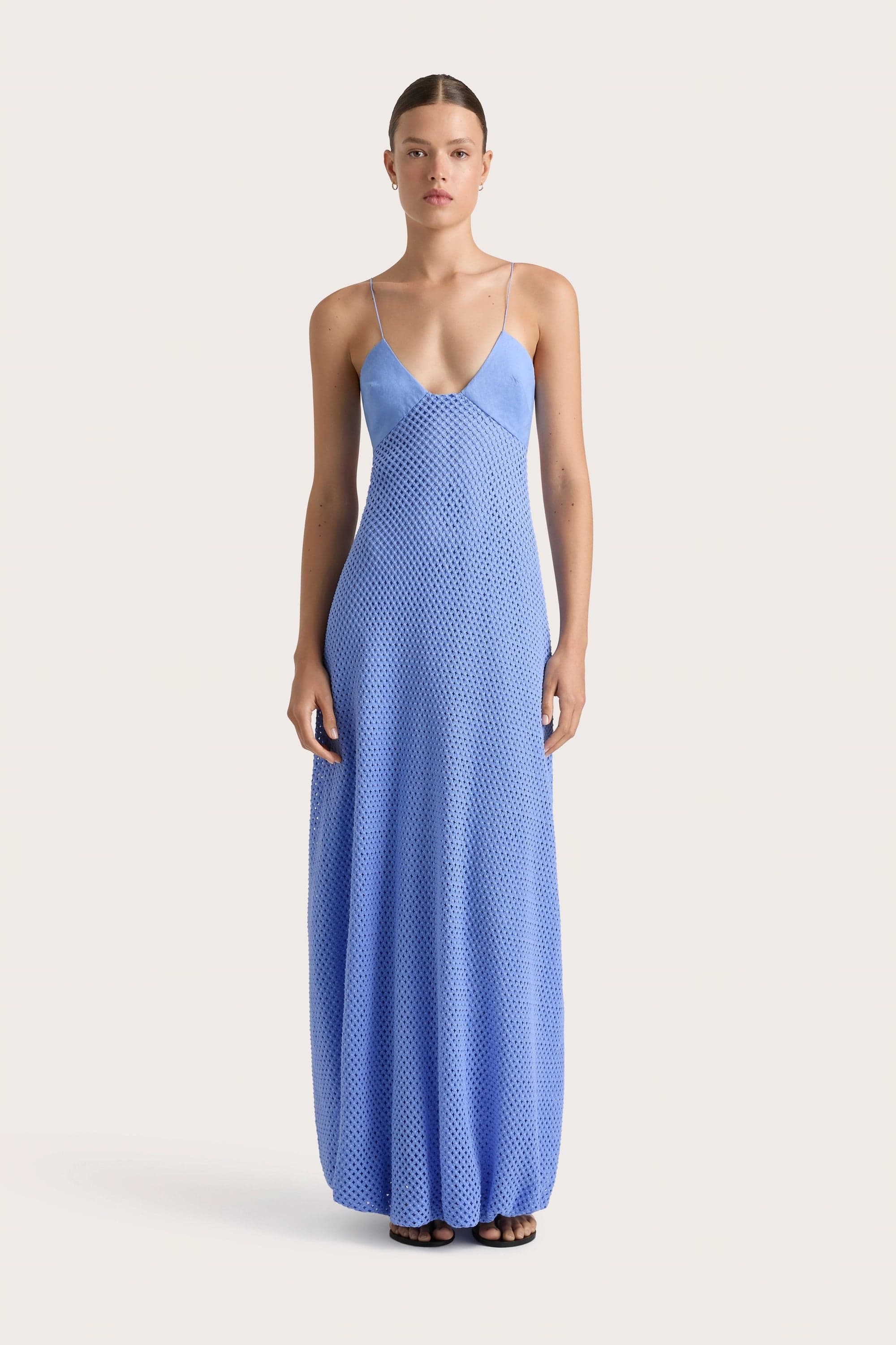 Empire Waist Women Dress to Accentuate the Bust and Conceal the WaistCiele Maxi Dress Azalea Mid Blue