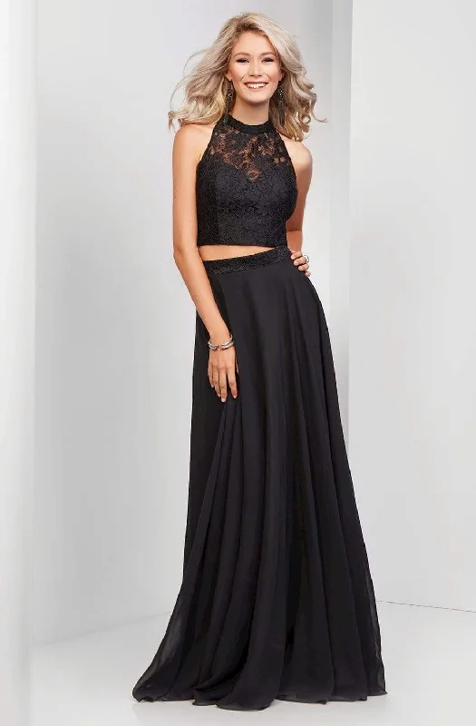 Lace - Embellished Women Dress for an Elegant and Sophisticated AppearanceClarisse - 3427 Two-Piece Lace Illusion A-Line Gown