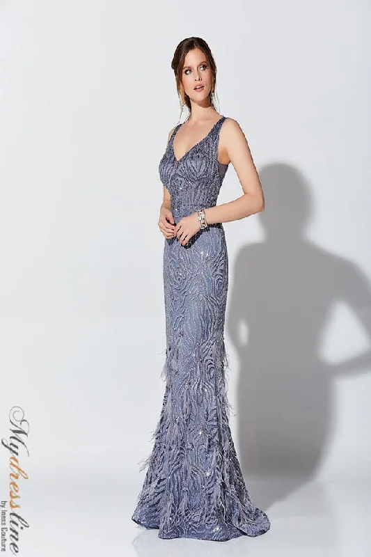 Mermaid - Style Women Dress with a Fitted Silhouette for Special OccasionsIvonne D 119D52