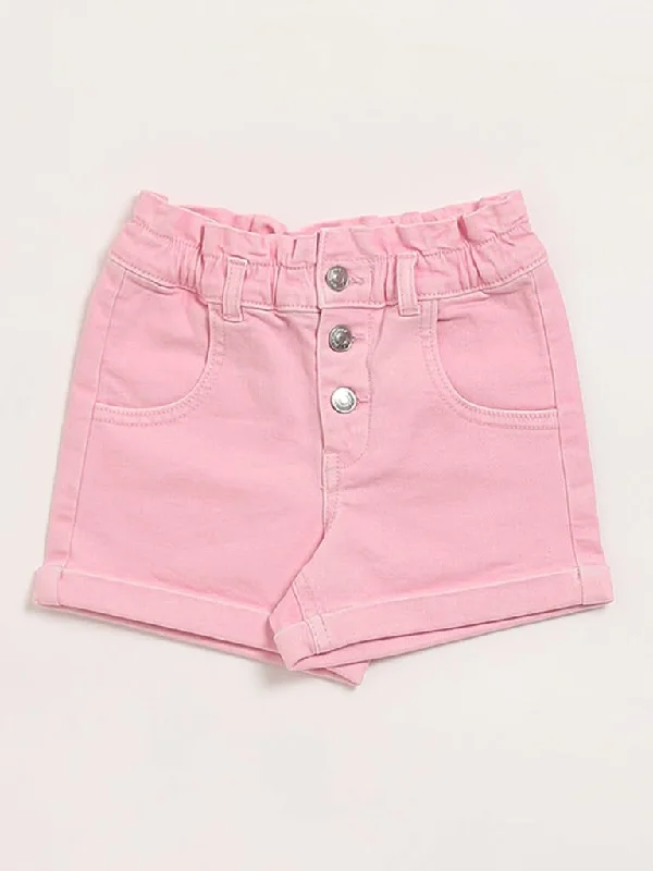 Plus Size Women Shorts with a Comfortable and Stylish FitHOP Kids Pink Denim Shorts