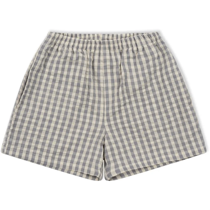 Linen Women Shorts for Breathable Comfort in Hot WeatherKonges Sløjd Sleet Check Kim Shorts