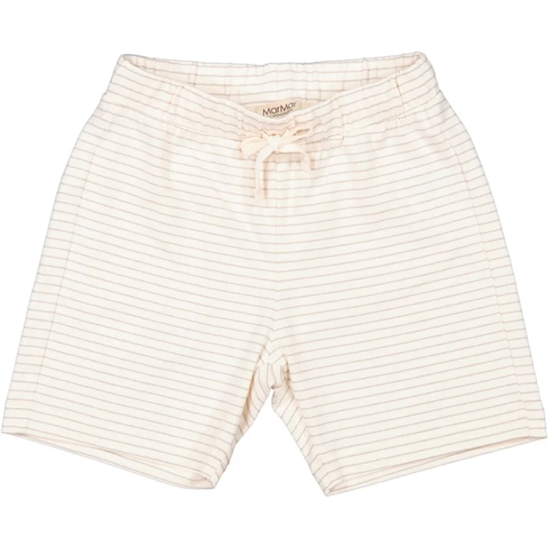 Cuffed Women Shorts for a Laid - Back and Trendy LookMarMar White Sage Stripe Paulo Shorts