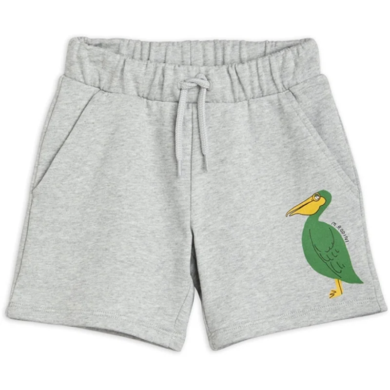 Jeanette Women Shorts with a Soft and Comfortable FeelMini Rodini Pelican Sweatshorts Grey Melange