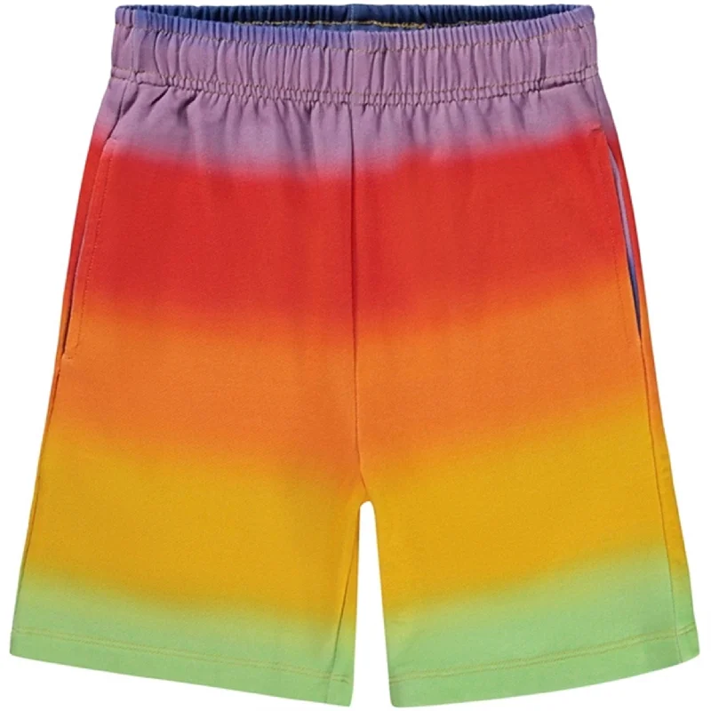 Leather Look Women Shorts for an Edgy and Chic StyleMolo Rainbow Spray Adian Soft Pants