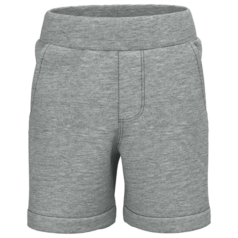 Embroidered Women Shorts with Intricate DesignsName it Grey Melange Viking Shorts