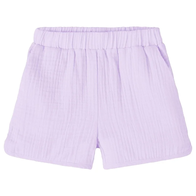 Linen Women Shorts for Breathable Comfort in Hot WeatherName it Orchid Bloom Hinona Shorts