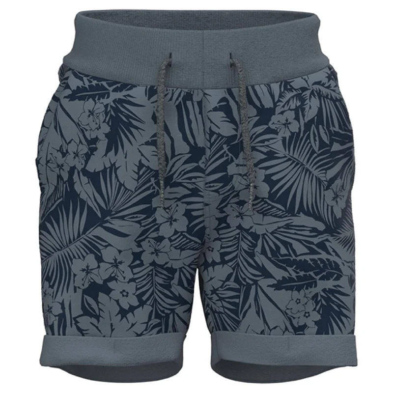 Cuffed Women Shorts for a Laid - Back and Trendy LookName it Stormy Weather Vermo Sweat Shorts AOP