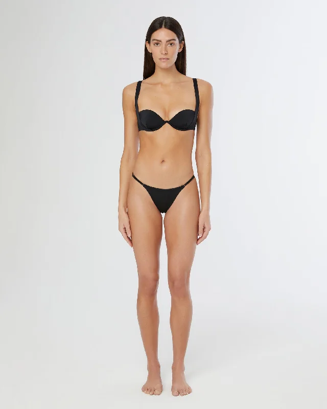 Metallic women swimwear with a shiny finish for a glamorous poolside lookAnnalise Bikini Top