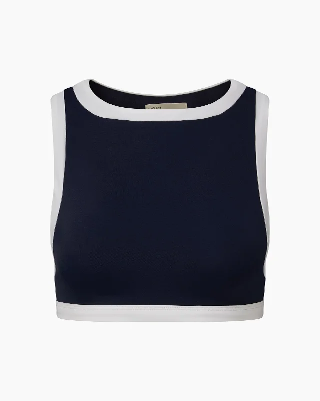 Deep Navy/White