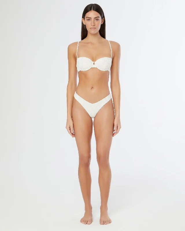 Sustainable women swimwear made from recycled materials for eco - conscious beachgoersDalia Bikini Top