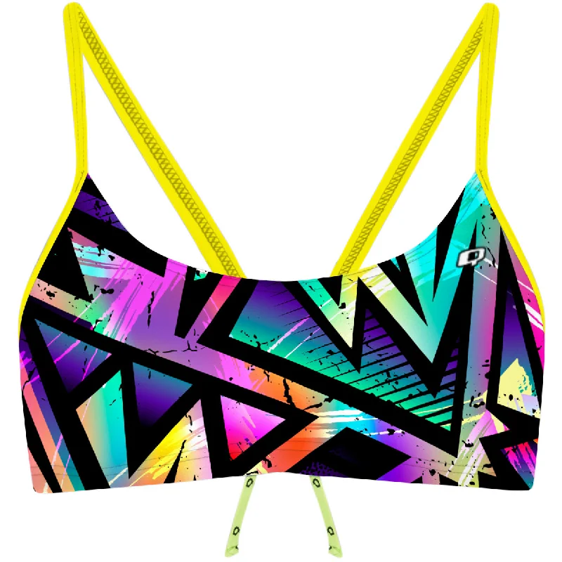 Printed floral women swimwear for a feminine and colorful beach vibeFix You - Bandeau Bikini Top