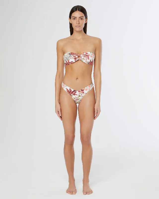 Metallic women swimwear with a shiny finish for a glamorous poolside lookLuna Bikini Top