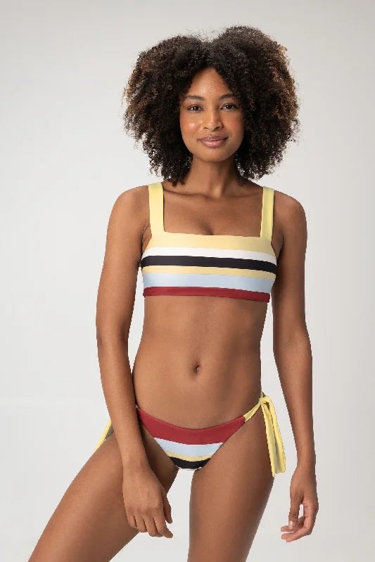 Convertible women swimwear that can be worn in multiple styles for versatilitySunset Band Top